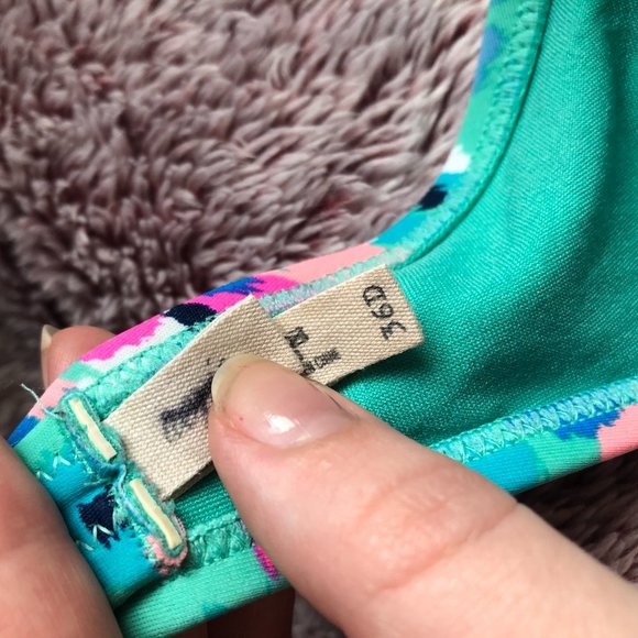 Floral Underwire Bandeau Swim Top - Picture 4 of 4